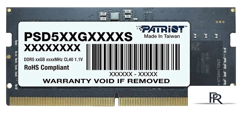 Оперативная память Patriot Signature Line 8ГБ DDR5 4800 МГц PSD58G480041S - Изображение №1 — Интернет-магазин ПроЗаказ