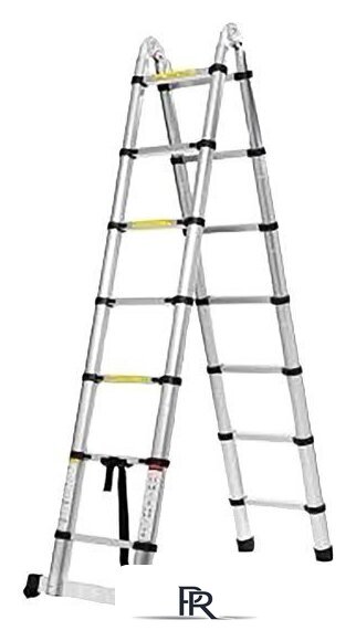 Лестница-стремянка Алюмет STD 2.2 (2х7 ступеней) - Изображение №1 — Интернет-магазин ПроЗаказ