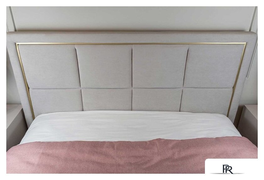Кровать Ангстрем Дольче спальня с ПМ ДЛ-811.26 исп.30 (кашемир серый) - Изображение №17 — Интернет-магазин ПроЗаказ