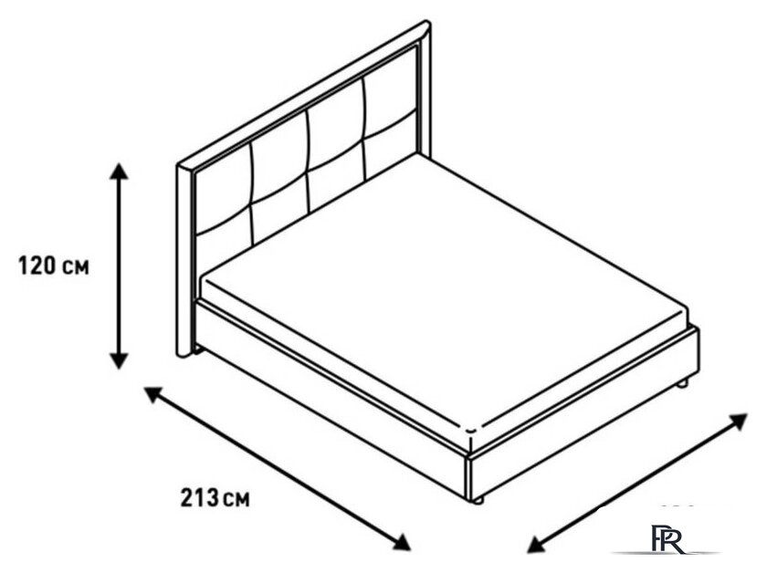 Кровать Ангстрем Дольче спальня с ПМ ДЛ-811.26 исп.30 (кашемир серый) - Изображение №22 — Интернет-магазин ПроЗаказ
