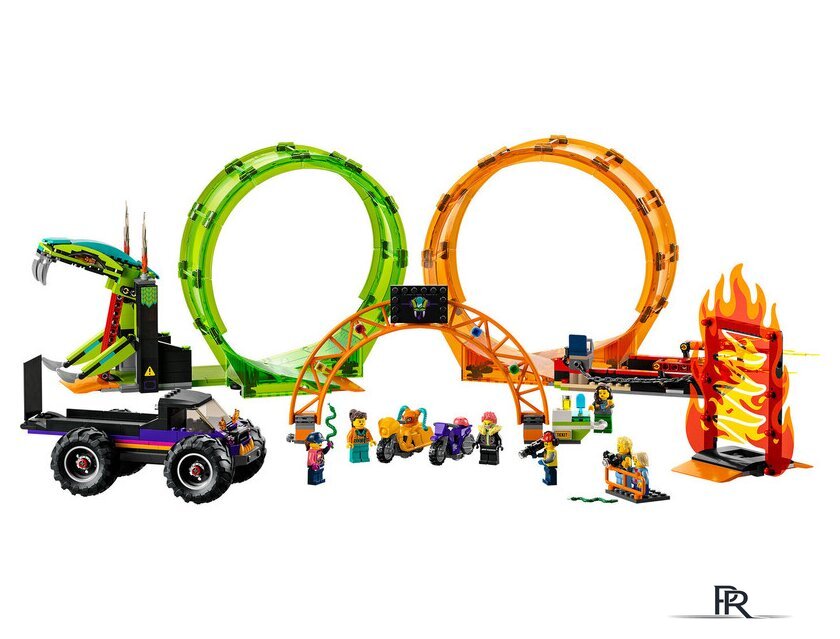 Конструктор LEGO City 60339 Трюковая арена Двойная петля - Изображение №5 — Интернет-магазин ПроЗаказ