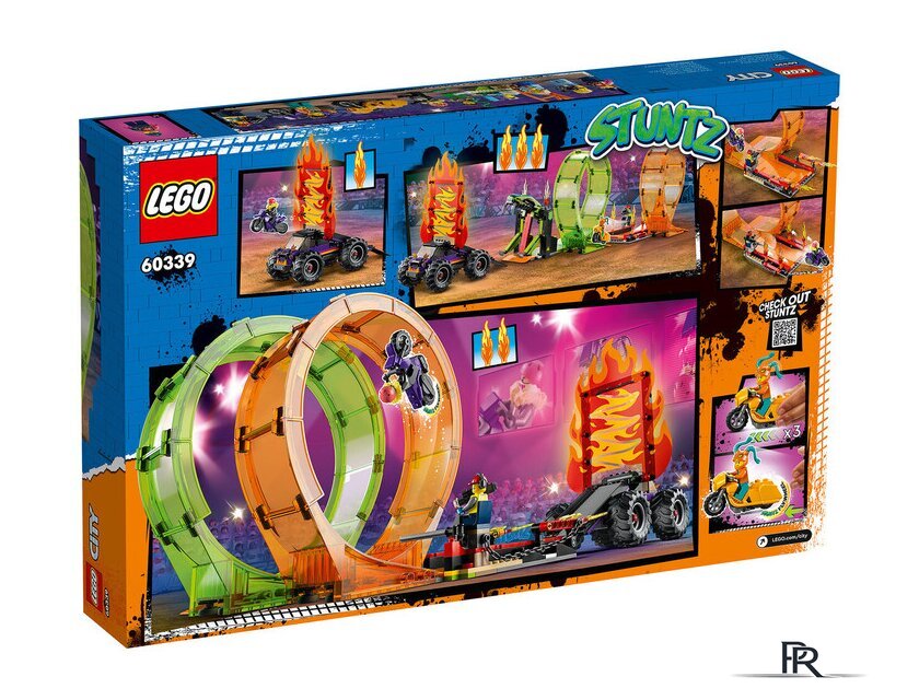 Конструктор LEGO City 60339 Трюковая арена Двойная петля - Изображение №4 — Интернет-магазин ПроЗаказ