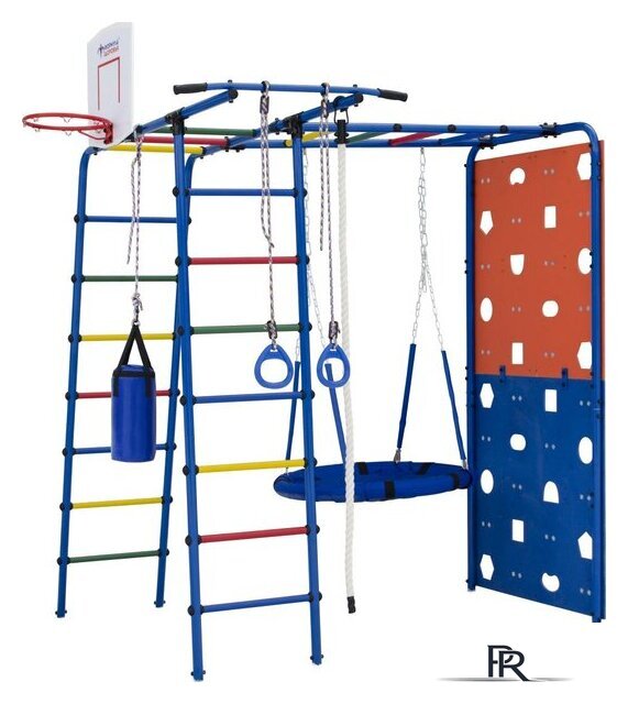 Детский спортивный комплекс Формула здоровья Street 2 (салатовый/радуга) - Изображение №4 — Интернет-магазин ПроЗаказ