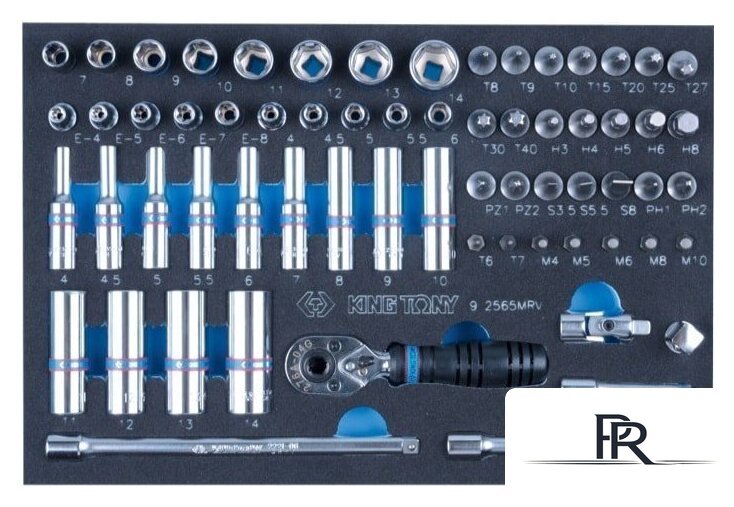 Универсальный набор инструментов King Tony 9-2565MRV (65 предметов) - Изображение №1 — Интернет-магазин ПроЗаказ