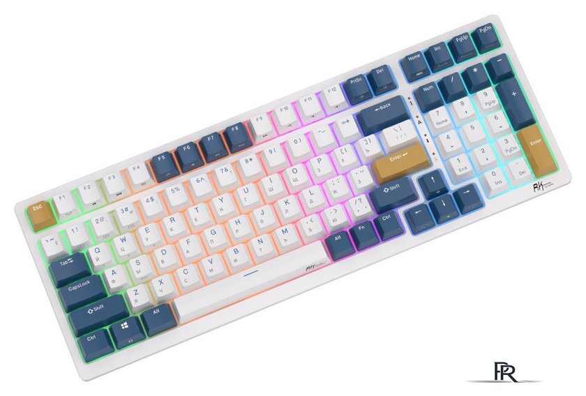 Клавиатура Royal Kludge RK98 RGB Klein Blue (RK Brown) - Изображение №5 — Интернет-магазин ПроЗаказ
