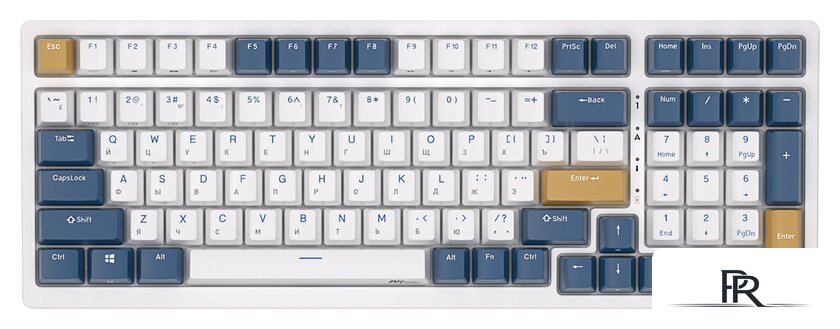 Клавиатура Royal Kludge RK98 RGB Klein Blue (RK Brown) - Изображение №1 — Интернет-магазин ПроЗаказ