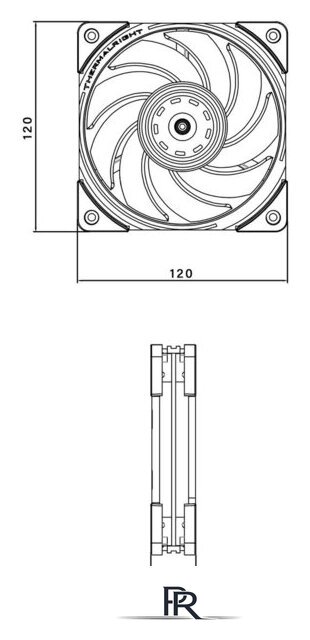 Вентилятор для корпуса Thermalright TL-B12 - Изображение №2 — Интернет-магазин ПроЗаказ