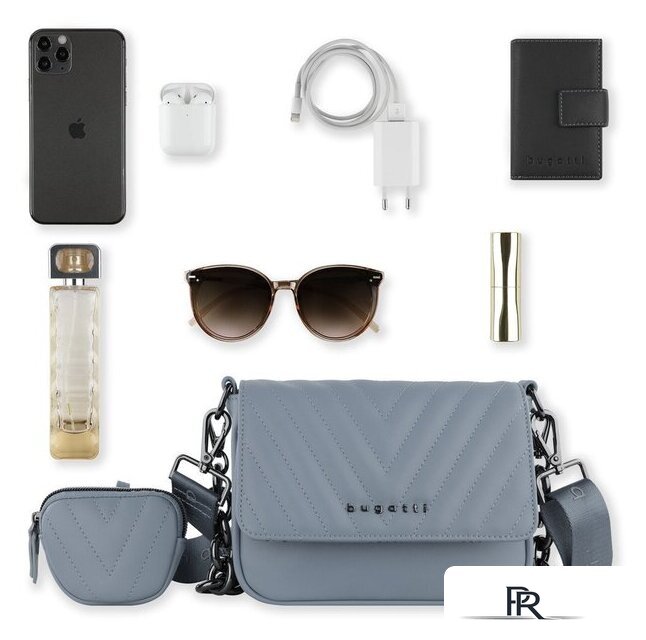 Женская сумка Bugatti Sira 49332039 (голубой) - Изображение №12 — Интернет-магазин ПроЗаказ