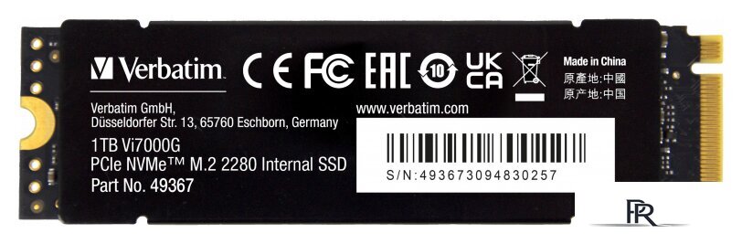 SSD Verbatim Vi7000G 1TB 49367 - Изображение №1 — Интернет-магазин ПроЗаказ
