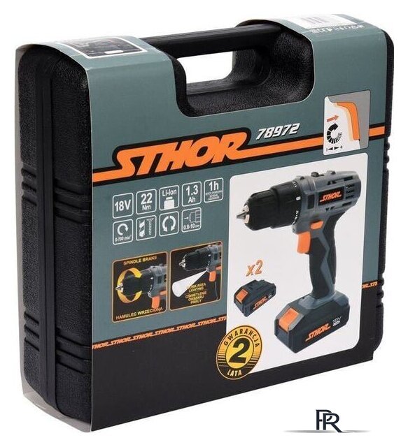 Дрель-шуруповерт Sthor 78972 (с 2-мя АКБ) - Изображение №6 — Интернет-магазин ПроЗаказ