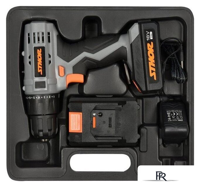 Дрель-шуруповерт Sthor 78972 (с 2-мя АКБ) - Изображение №4 — Интернет-магазин ПроЗаказ