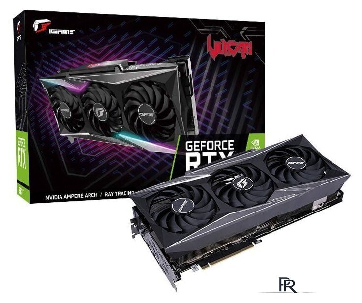 Видеокарта Colorful iGame GeForce RTX 3080 Ti Vulcan OC-V 12GB GDDR6X - Изображение №2 — Интернет-магазин ПроЗаказ