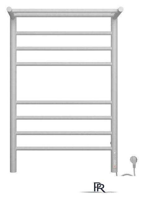 Полотенцесушитель TERMINUS Аврора П8 500х800 с полкой quick touch RAL 9003 (матовый белый) - Изображение №1 — Интернет-магазин ПроЗаказ