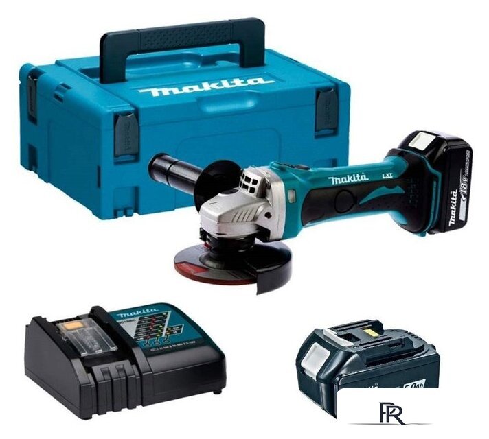 Угловая шлифмашина Makita DGA452RTJ (с 2-мя АКБ, кейс) - Изображение №1 — Интернет-магазин ПроЗаказ