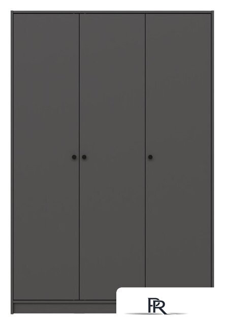 Шкаф распашной Mio Tesoro Мини 3 двери 2.07.01.040.2 (черный) - Изображение №2 — Интернет-магазин ПроЗаказ