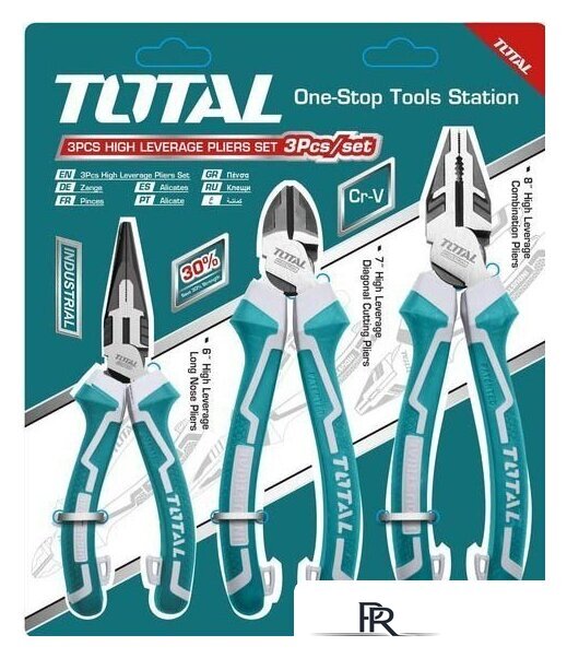Набор пассатижей Total THT2K0301S (3 предмета) - Изображение №1 — Интернет-магазин ПроЗаказ