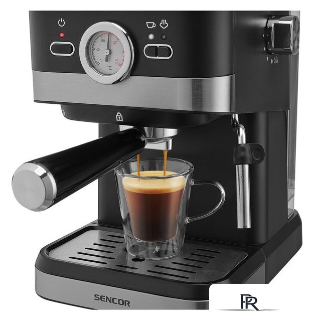 Рожковая кофеварка Sencor SES 1721BK - Изображение №7 — Интернет-магазин ПроЗаказ