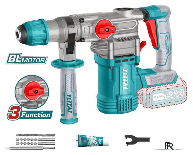 Перфоратор Total TRHLI20288 (без АКБ, набор оснастки) - Изображение №1 — Интернет-магазин ПроЗаказ