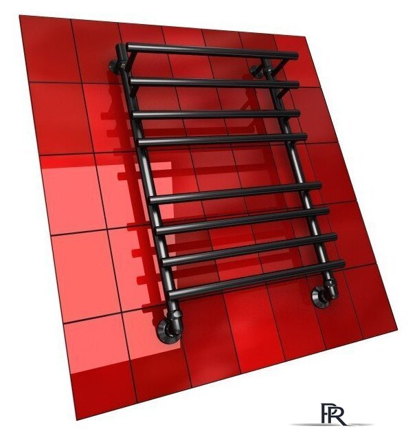 Полотенцесушитель Двин F8 BL Primo 80x50 (черный матовый) - Изображение №2 — Интернет-магазин ПроЗаказ