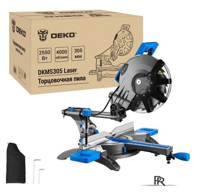 Торцовочная пила Deko DKMS305 Laser 084-1060 - Изображение №1 — Интернет-магазин ПроЗаказ