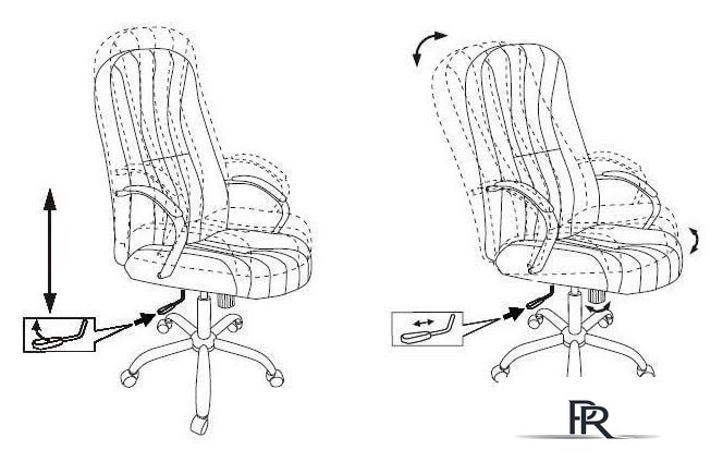 Офисное кресло Бюрократ T-898SL (черный) - Изображение №8 — Интернет-магазин ПроЗаказ