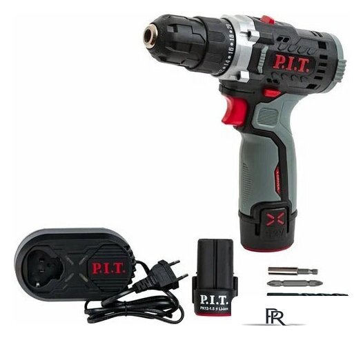 Дрель-шуруповерт P.I.T. PBM12K-10A/2 (с 2-мя АКБ, кейс) - Изображение №1 — Интернет-магазин ПроЗаказ