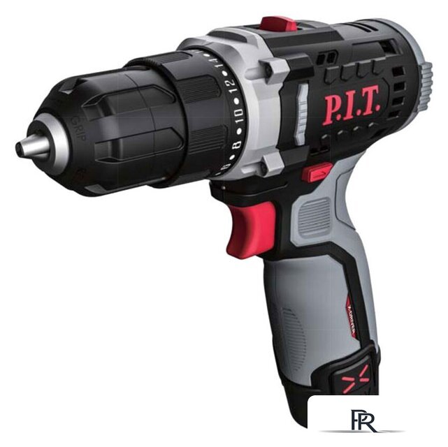 Дрель-шуруповерт P.I.T. PBM12K-10A/2 (с 2-мя АКБ, кейс) - Изображение №2 — Интернет-магазин ПроЗаказ