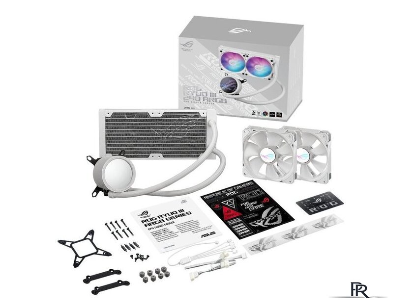 Система жидкостного охлаждения для процессора ASUS ROG Ryuo III 240 ARGB White Edition - Изображение №9 — Интернет-магазин ПроЗаказ