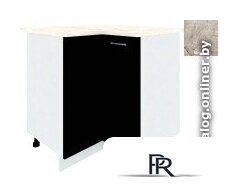 Шкаф напольный Кортекс-мебель Корнелия Лира НШУ угловой (черный/марсель) - Изображение №1 — Интернет-магазин ПроЗаказ