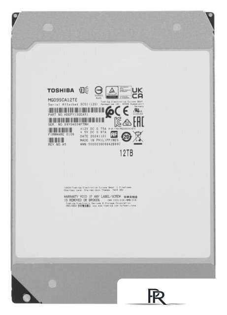 Жесткий диск Toshiba MG Series 12TB MG09SCA12TE - Изображение №1 — Интернет-магазин ПроЗаказ