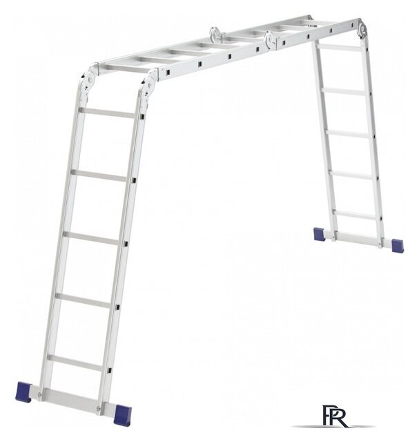 Лестница-трансформер СибрТех 97884 2х4+2х5 ступеней - Изображение №1 — Интернет-магазин ПроЗаказ