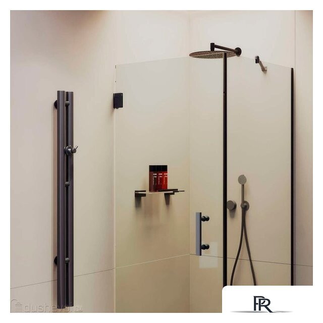 Душевой уголок MaybahGlass MGY-1304-6 (бесцветное стекло/черный) - Изображение №3 — Интернет-магазин ПроЗаказ