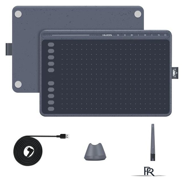 Графический планшет Huion HS611 (серый космос) - Изображение №3 — Интернет-магазин ПроЗаказ
