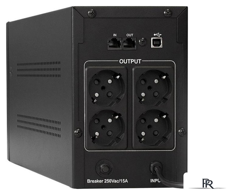 Источник бесперебойного питания ExeGate SpecialPro UNB-1200.LED.AVR.4SH.USB - Изображение №2 — Интернет-магазин ПроЗаказ