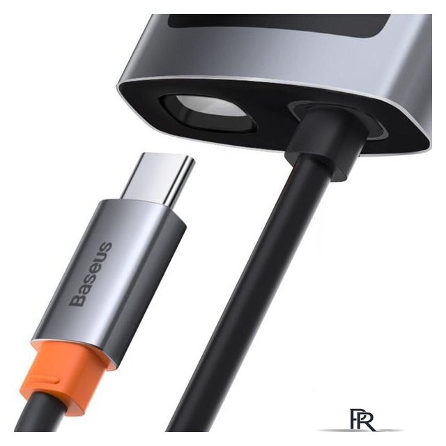 Док-станция Baseus Metal Gleam Series 4 in 1 Multifunctional Type-C CAHUB-CY0G - Изображение №6 — Интернет-магазин ПроЗаказ