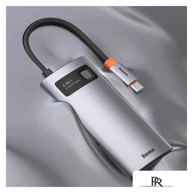 Док-станция Baseus Metal Gleam Series 4 in 1 Multifunctional Type-C CAHUB-CY0G - Изображение №10 — Интернет-магазин ПроЗаказ