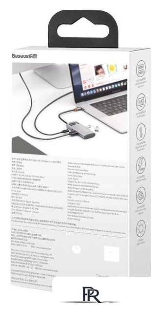 Док-станция Baseus Metal Gleam Series 4 in 1 Multifunctional Type-C CAHUB-CY0G - Изображение №14 — Интернет-магазин ПроЗаказ