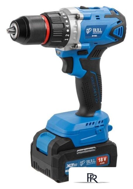 Дрель-шуруповерт Bull SR 1802 1329863 (с 2-мя АКБ, кейс) - Изображение №4 — Интернет-магазин ПроЗаказ