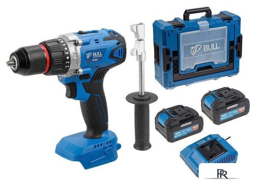 Дрель-шуруповерт Bull SR 1802 1329863 (с 2-мя АКБ, кейс) - Изображение №1 — Интернет-магазин ПроЗаказ