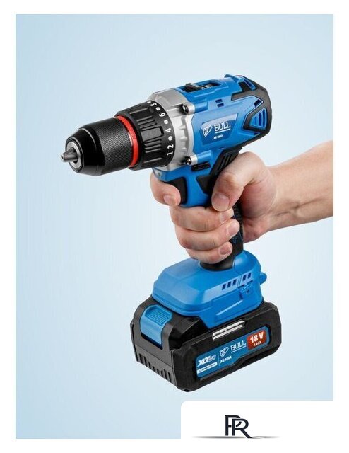 Дрель-шуруповерт Bull SR 1802 1329863 (с 2-мя АКБ, кейс) - Изображение №7 — Интернет-магазин ПроЗаказ