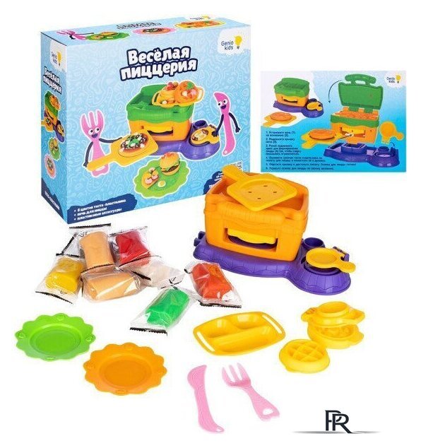 Пластилин Genio Kids Kids-Art Веселая пиццерия TA2103 - Изображение №4 — Интернет-магазин ПроЗаказ