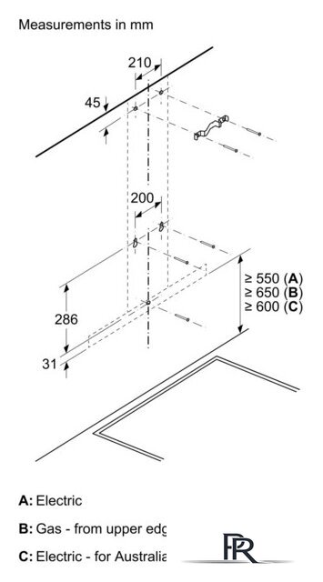 Кухонная вытяжка Bosch Serie 2 DWB96BC60 - Изображение №8 — Интернет-магазин ПроЗаказ