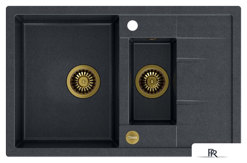 Кухонная мойка Quadron HB8224U8-G1_P2O - Изображение №2 — Интернет-магазин ПроЗаказ