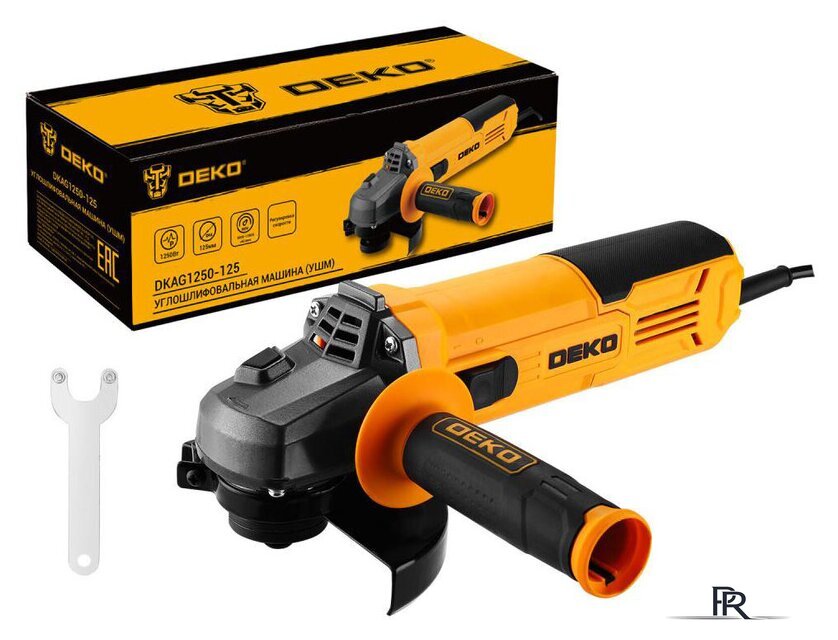 Угловая шлифмашина Deko DKAG1250-125 - Изображение №1 — Интернет-магазин ПроЗаказ