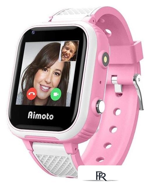 Детские умные часы Aimoto Indigo (белый/розовый) - Изображение №1 — Интернет-магазин ПроЗаказ