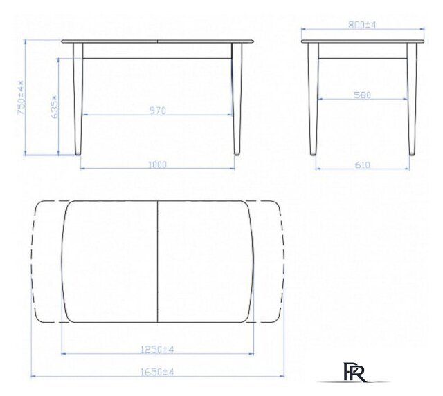 Кухонный стол Мебель-класс Сатурн (белый) - Изображение №2 — Интернет-магазин ПроЗаказ
