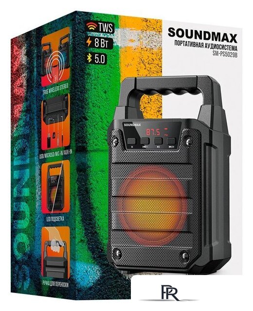 Беспроводная колонка Soundmax SM-PS5029B - Изображение №10 — Интернет-магазин ПроЗаказ