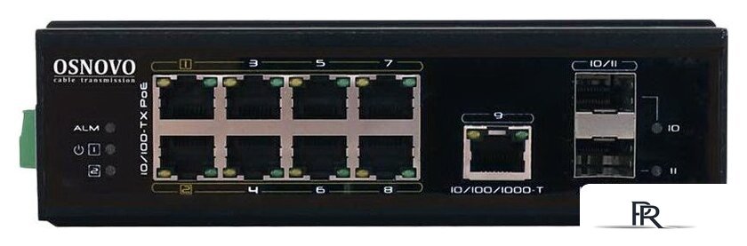 Неуправляемый коммутатор Osnovo SW-60812/I - Изображение №1 — Интернет-магазин ПроЗаказ