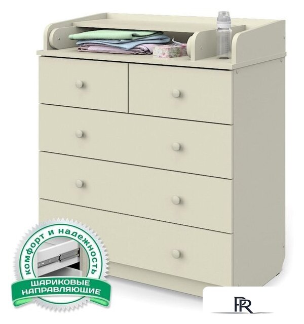 Детский комод Атон Мебель Сириус-2 805 ЛДСП (слоновая кость) - Изображение №1 — Интернет-магазин ПроЗаказ