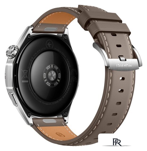 Умные часы Huawei Watch GT 6 46 мм (серебристый, с коричневым кожаным ремешком, международная версия) - Изображение №4 — Интернет-магазин ПроЗаказ